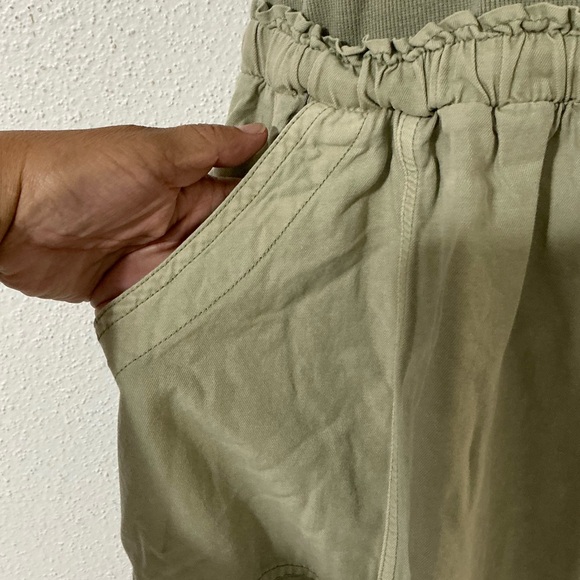 Anthropologie Daily Practice Dress Tank Twofer Midi Moss Boho Vacay,Size Large - Picture 7 of 15